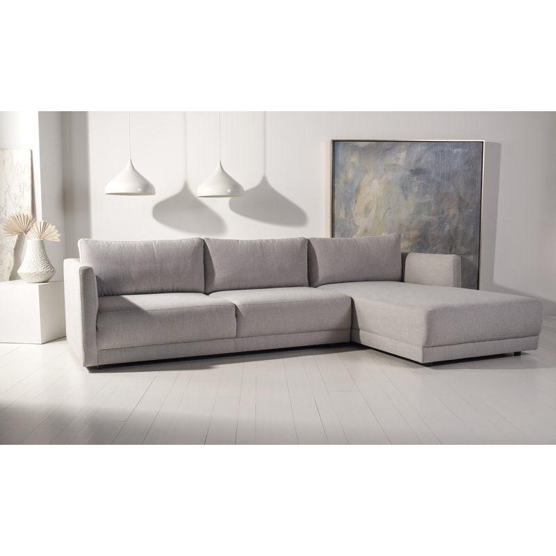 Aeshia 117" Wide Right Hand Facing Sofa & Chaise